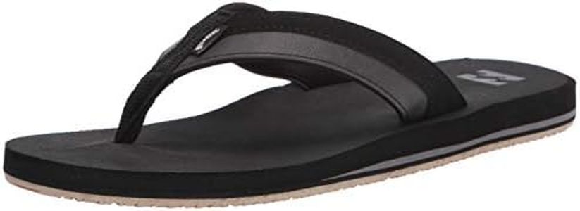 Billabong Men's All Day Impact Supreme Cushion Eva Footbed Sandal, Black Stealth, 9