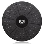 KK Balance Board Non Slip Surface 40cm Wobble Board for Training, Exercise, Gym and Rehabilitation. Excellent Balancing Training Equipment for Men and Women