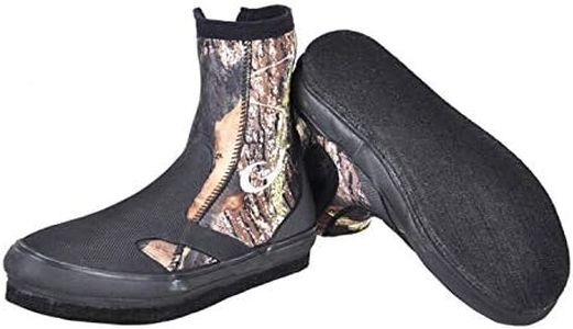 yonsub Neoprene 5mm Scuba Snorkeling Dive Boots Anti-Slip Rubber Sole Keep Warm Water Sports Shoes (Camouflage Steel Nail Shoe on Reef, 11)