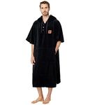 SlowTide Changing Poncho The Digs Black S-M