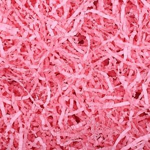 woric 1 LB Light Pink Crinkle Cut Paper Shred Filler for Gift Boxes