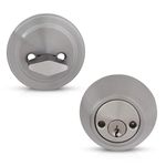 Honeywell 8111309 Single Cylinder Deadbolt, Satin Nickel