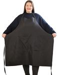 APRONNER Plus Size Aprons for Women with Pockets Durable Long Adjustable Bib Kitchen Cooking, Diet, Plus Size