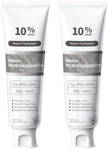 10% Nano-Hydroxyapatite Toothpaste, 2PCS Fluoride-Free Daily Oral Care Tooth Paste, Natural Peppermint Mint Flavor, 4.23oz Gentle Teeth & Gum Care