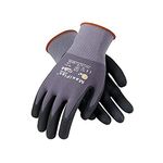 PIP 34-874/S Maxi Flex Ultimate 34874 Foam Nitrile Palm Coated Gloves, Gray, Small (Pack of 12)