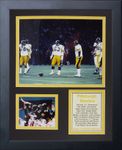 Legends Never Die 1970 Pittsburgh Steelers Steel Curtain Framed Photo Collage, 11 x 14-Inch