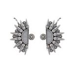 Teejh Aanika Silver Oxidised Earcuff