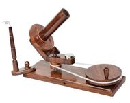 Wooden Yarn Ball Winder - Handcrafted Knitting & Crocheting Yarn Bobbin Winder - Knit Picks Umbrella Yarn Swift - Center Pull Wool String Holder (Brown, Winder)