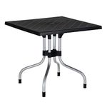 Supreme Olive Plastic Dinning Table (Black)