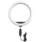 LED Ring Light 14" 360 Photo Booth Accessories,for Live Streaming & YouTube Video, Dimmable Desk Makeup Ring Light for Photography, Shooting with 3 Light Modes & 10 Brightness Level