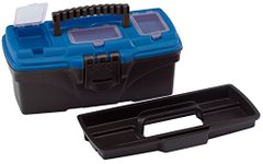 Draper 53875 Tool Organiser Box with Tote Tray, Multi-Colour, 315 mm