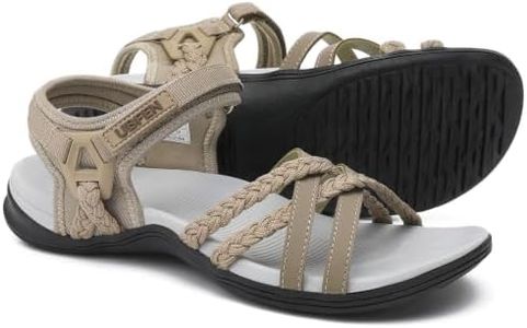 UBFEN Womens Hiking Sandals with Comfortable Arch Support