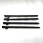 4 x 30-50cm Black Carp Coarse Aluminium BankSticks Bank Sticks Fishing Lidsters