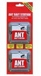 Ant Killer Bait Station Twin Pack, Ant Traps used for both Indoors & Outdoors, Destroys Ants and their Nests, Strongest Ant Control System - No Mess Clean and Easy to Use. (1 Pack)