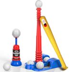Bennol T Ball Set Toys for Kids Boys 3-5 5-8, Tee Ball Set Outdoor Outside Toys for Kids Boys Ages 1-3 3-5 4-8, Outdoor Toys for 3 4 5 6 Year Old Boys, Ideas 2 3 4 5 Year Old Boys Toys Birthday Gifts