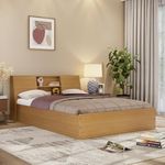 Wakefit Bed | Queen (78x60) Engineered Wood Bed with Storage, 1 Year Warranty - Orion - Urban Teak