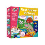 Galt Toys, First Sticker Pictures, Reusable Sticker Activity Kit, Ages 3 Years Plus , 20 x 20 centimeters