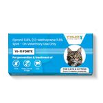 Vivaldis Vifi Forte - Spot On for Cats & Kittens,Ticks & Flea Prevention, Monthly Treatment from Chewing Lice, Anti-tick Solution (0.5ml)
