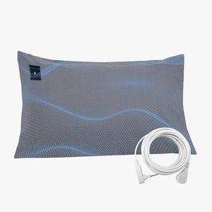VAJOOCLL Grounding Pillow Case Silver Conductivity Grounding Pillowcase for Sleeping Grounding Pillowcase with Grounding Cord(20x30Inch)