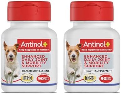 Antinol Plus, Mobility, Hip, and Joint Supplement for Dogs, Green-Lipped Mussels and Krill Oil - Dog Joint Supplement, Better and Faster Than Glucosamine and Chondroitin, 180 Soft Gels