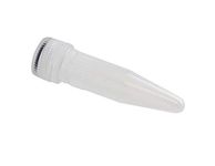 Micro-Centrifuge Tubes with Screw Caps, Ribbed, Conical Base, 1.5ml, 500 per Case