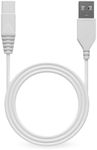 Freebird Replacement USB Charging Cable for Women's FlexSeries Shaver - White, Durable, Universal Compatibility