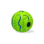 Foodie Puppies Interactive Hard Squeaky Ball for Dogs - (Wobble Ball, Medium) | Suitable for Medium Breeds | IQ Teething Toy with Random Bumps | Helps Keep Dogs Happy, Healthy, Fit & Safe (SIZE: 11cm)