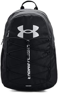 Under Armour Unisex-Adult Hustle Sport Backpack , Black (001)/Silver , One Size Fits All