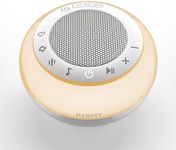 INSMY White Noise Machine,Portable Sound Machine Baby Sleep Soothe 36 Soothing Sound,Noise/Nature/Fansounds/Lullaby,Nightlight Memory Feature 40Hrs for Babies Adults Sleep Aid Travel (White)