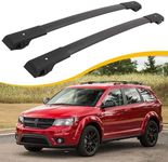 EZREXPM Cross Bars Roof Rack Fit for Dodge JUCV Journey 2009 2010 2011 2012 2013 2014 2015 2016 2017 2018 2019 2020 Luggage Rack Crossbar Cargo Carrier with Side Rails