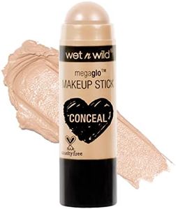 wet n wild MegaGlo Makeup Stick, Buildable Color, Versatile Use, Cruelty-Free & Vegan - Nude For Thought