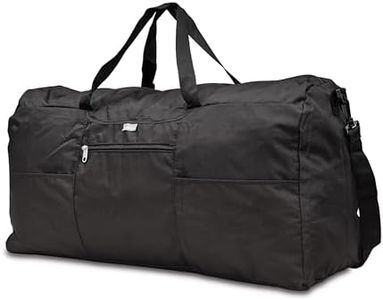 Samsonite 107098-1041 Foldaway Packable Duffel Bag, Black, Medium