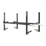 APlusLift Falcon AP-9H-XLT 9000LB Extra Long Extra Wide 4-Post Portable Parking Storage Service Car Lift with Aluminum Ramp / 36 Months Part Replacement