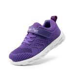 DREAM PAIRS Girls KD18001K Tennis Running Shoes Athletic Sneakers Purple Size 4 Big Kid