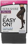 Berkshire The Easy On! 40 Denier Plus Size Max Coverage Tights, Dark Grey, 3X-4X