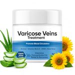 Varicose Veins Treatment for Legs, Varicose Veins Cream, Soothing Massage Ointment for Heavy Tired Legs, Supports Healthy Leg Circulation, Natural Herbal Formula, 60 g (Pack of 1)