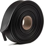 Chanzon 4:1 Ratio 2" (52mm) Heat Shrink Tubing - Marine Grade Waterproof Adhesive Lined - 80Ft Roll (25M Total Length) Black Polyolefin Sleeving Wrap Shrinking 4 to 1 Ratio 1pcs