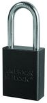 American Lock A1106BLK1KEY Padlock Keyed, Aluminum, Black