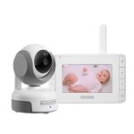 BLACK+DECKER Video Baby Monitor Plus - 4.3" Screen on Parent Unit, Pan-Tilt-Zoom Camera, Smooth Motion, Two Way Talk, Auto Night Vision and Room Temperature Monitoring