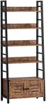 IRONCK Bookshelf with Louvered Door