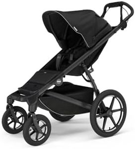 Thule Urban Glide 4-Wheel Single Child All-Terrain Stroller, Full-Suspension System, Air-Filled Tires, Upright seat with Adjustable Recline and Built-in Leg Rest, Baby Stroller