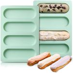 2 Pcs Eclair Silicone Molds Hot Dog