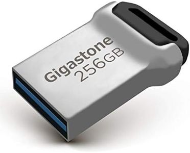 Gigastone Z90 256GB USB 3.1 Flash Drive, Mini Fit Metal Waterproof Compact Pen Drive, Reliable Performance Thumb Drive, USB 2.0 / USB 3.0 Interface Compatible