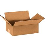 YNK Brown Packaging Corrugated 12 x 10 x 4 inch 3 Ply Carton Boxes for Moving, Storage Use (PACK OF 50)