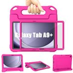 Samsung Galaxy Tab A9 Plus Case Kids 11 inch 2023, TrendGate Lightweight Shockproof Samsung A9+ Plus Tablet Case Built-in Screen with Handle Stand for Galaxy Tab A9+ 11'' (SM-X210/X216/X218) - Pink