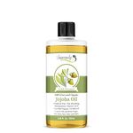 Golden Jojoba Oil 100% Pure & Natural Organic Cold Pressed Unrefined Carrier Oil for Face & Hair, Helps Fight Acne & Moisturize Skin