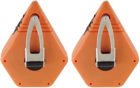 REDIBLUE Keson P100 (Pack of 2) Octoganal Chalk Line Reel, 1.5mm String, 2-4-Ounce Capacity, 100-Foot