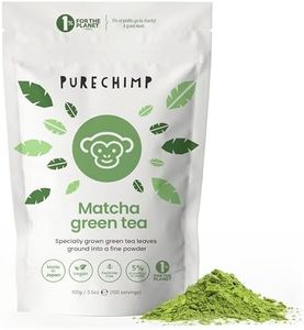 Matcha Tea Powder 100g by PureChimp - Ceremonial Grade from Japan - Pesticide-Free