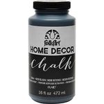 Plaid:Craft Folkart Home Decor Chalk Paint 16oz-Rich Black, Other, Multicoloured, 9.62 x 9.62 x 17.24 cm