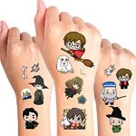 6 sheet Temporary Tattoos for Kids, Birthday Party Supplies Anime Cartoon Fake Tattoos stickers Party Favors for Kids boy Girls Birthday Decorations Party Game Rewards Stickers … …